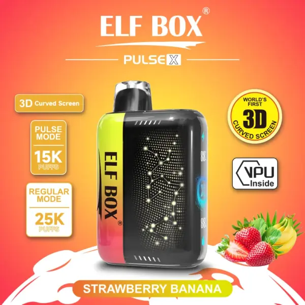 ストロベリーバナナ フレーバー（ニコチンベイプ5%）｜ELF BOX PLUS X